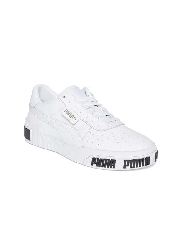 puma white sneakers myntra