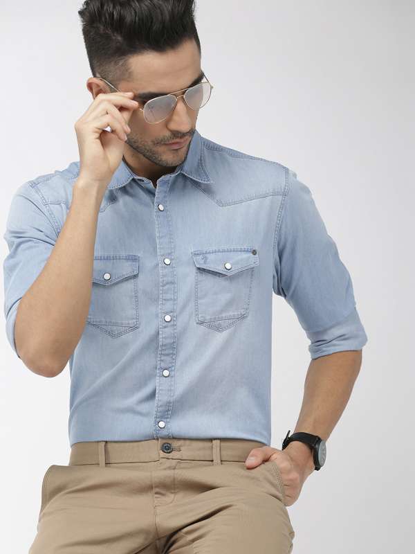 indian terrain denim shirts