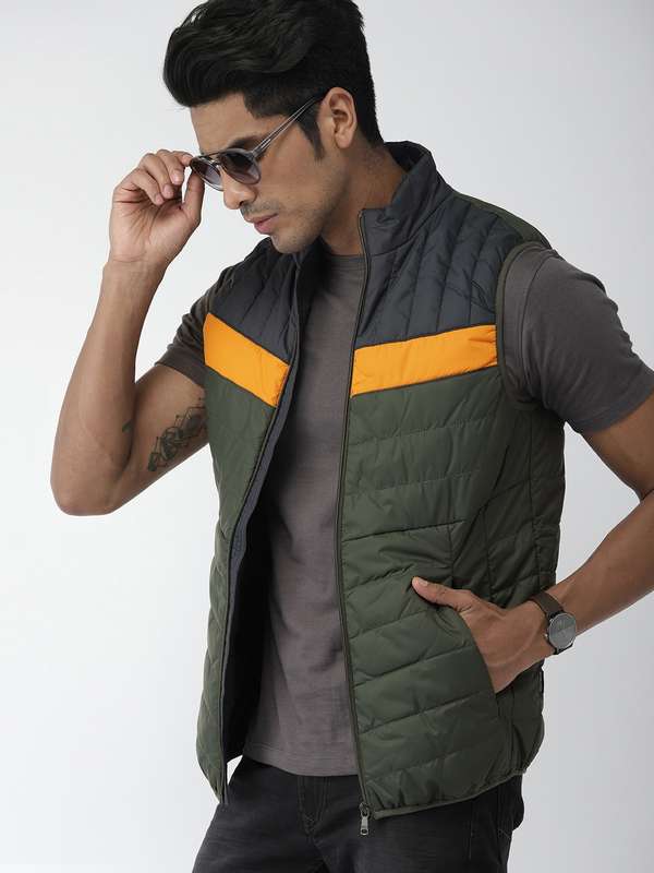 Sleeveless jacket myntra clearance
