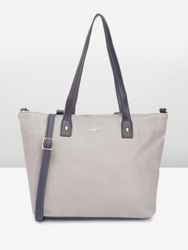 Lavie grey solid shoulder bag store