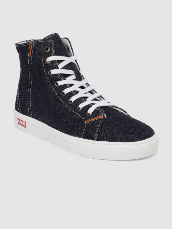 levis bass mid sneakers