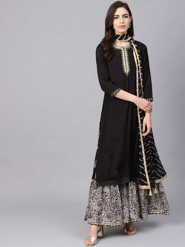 sharara suits on myntra
