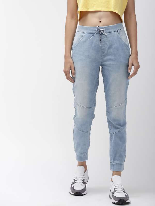 joggers jeans for womens myntra