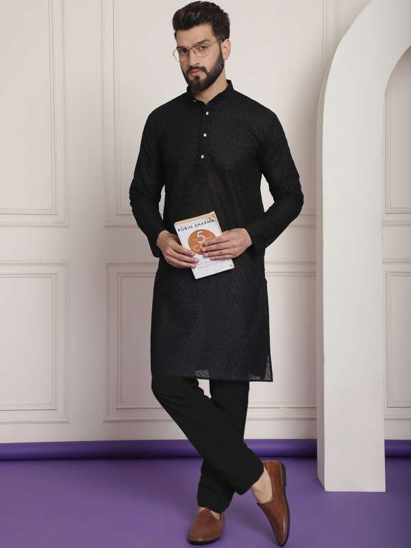 Sojanya Black Embroidered Kurta Pyjama 6661576.htm Buy Sojanya Black Embroidered Kurta Pyjama 6661576.htm online in India