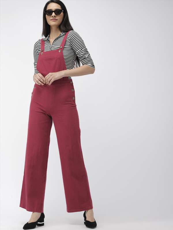 forever 21 burgundy jumpsuit