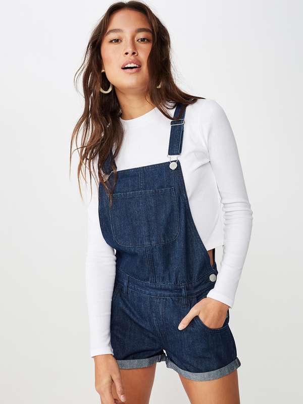 cotton on overall shorts