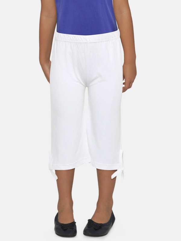 Girls white hot sale capris