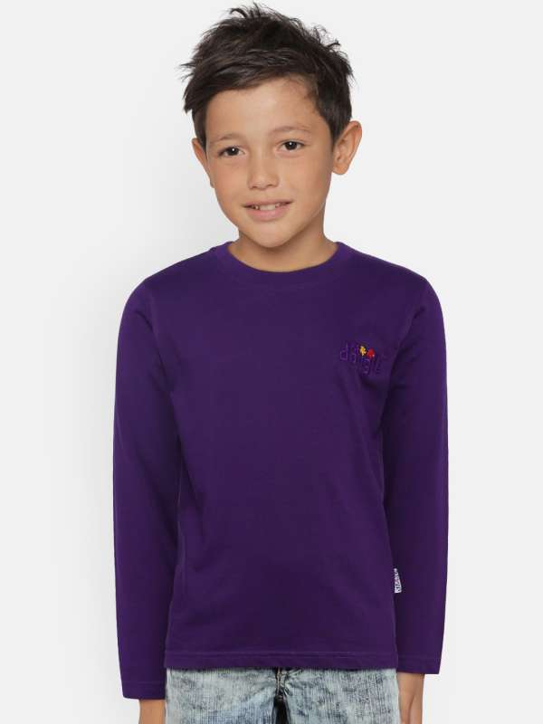 purple boys tshirt