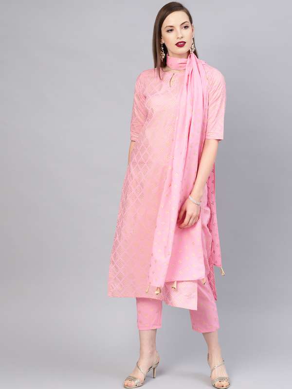 myntra cotton salwar suit