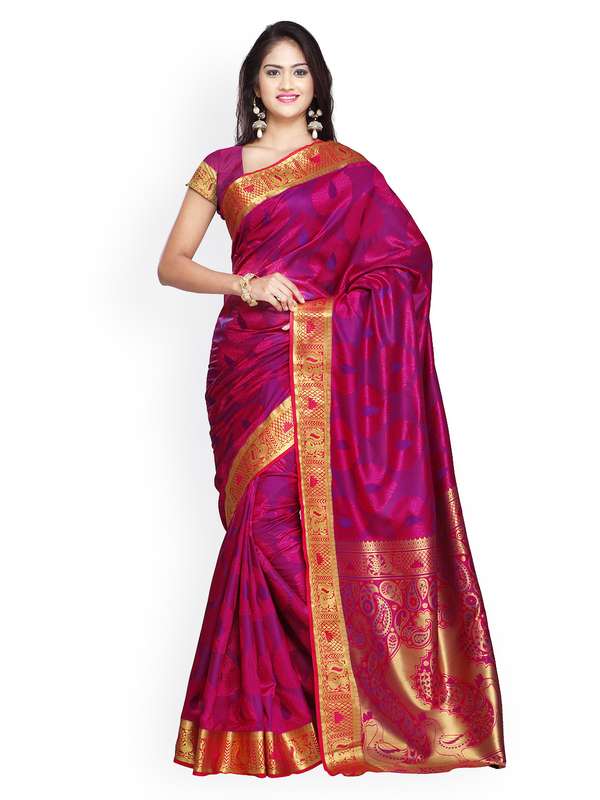 Paithani Saree Buy Traditional Paithani Sarees Online Myntra