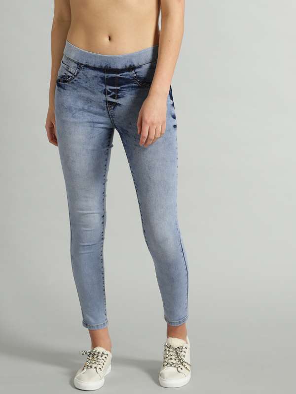 Roadster Blue Washed Jeggings 5490079.htm Buy Roadster Blue Washed Jeggings 5490079.htm online in India