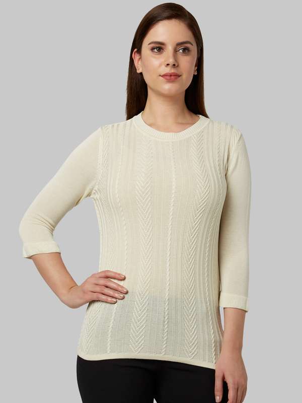 Park Avenue Self Design Sweaters - Buy 