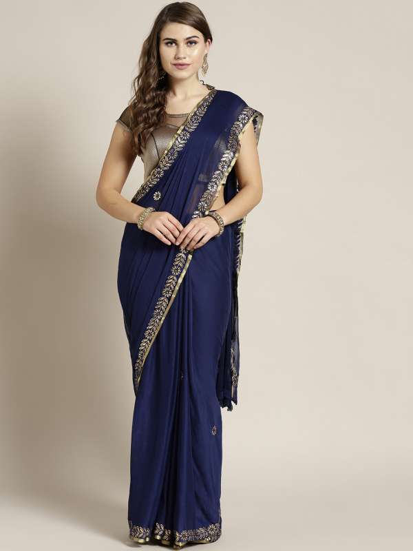 myntra gota patti saree