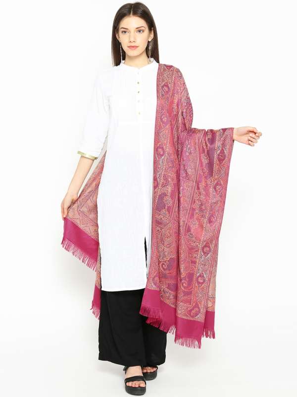 Pink shawl online best sale