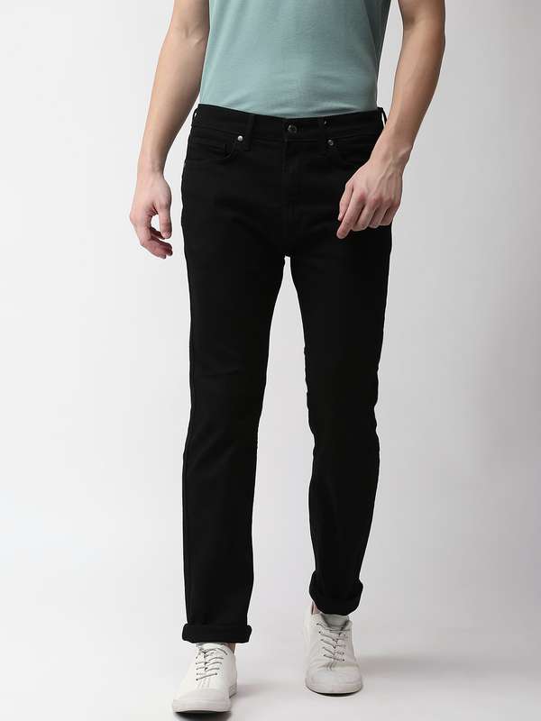 marks and spencer mens black jeans