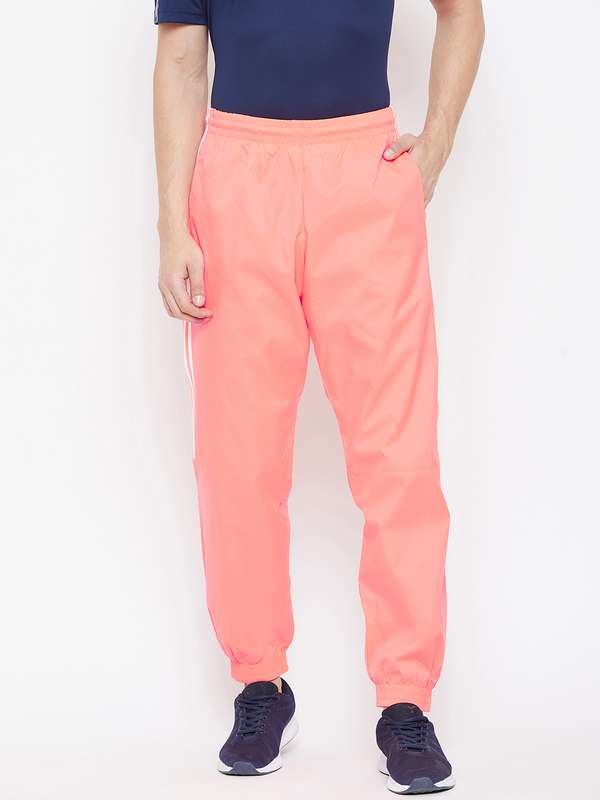 mens pink adidas track pants