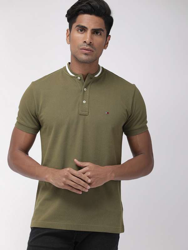 tommy hilfiger chinese collar shirts