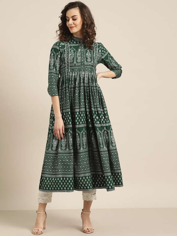Sangria anarkali kurta online on myntra sale clearance