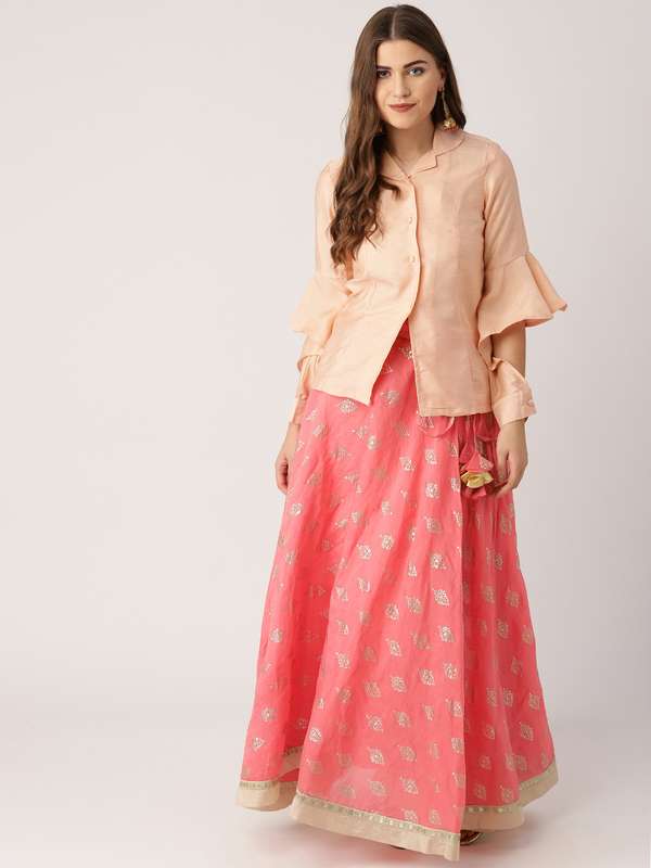 Shirt lehenga buy online clearance