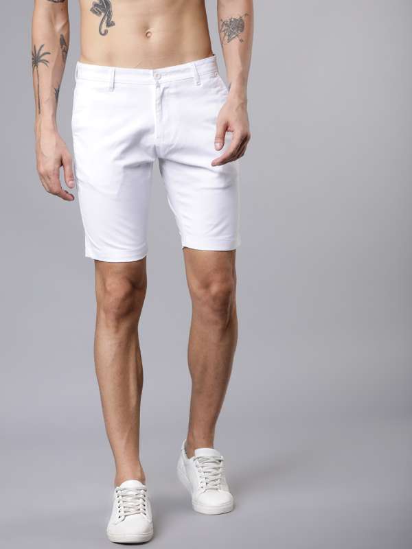 Buy Men White Print Slim Fit Shorts Online  715118  Allen Solly