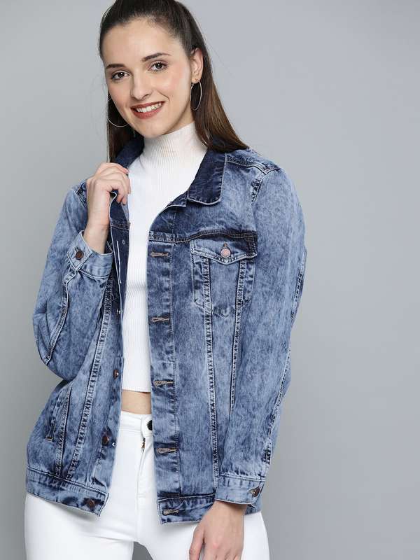 denim half jackets for womens online