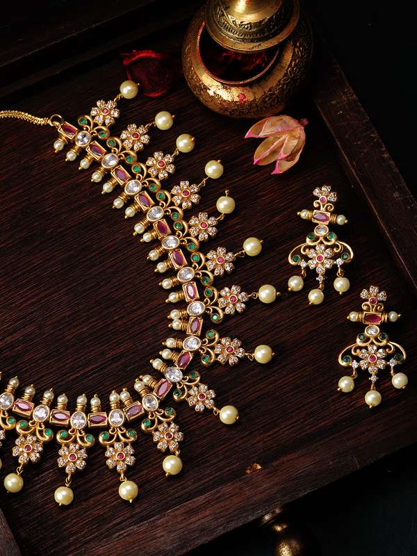 pics Pearl Beads Jewellery Designs Catalogue beaded necklace buy bead necklaces