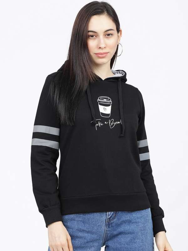 Women Black Hoodie - Buy Women Black 