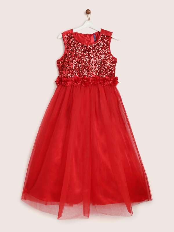 myntra red dress