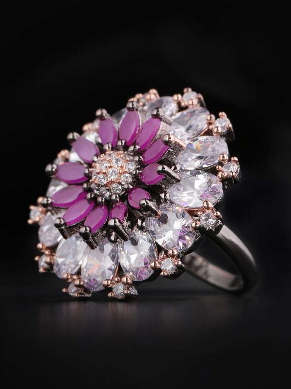 Purple rings for women shop