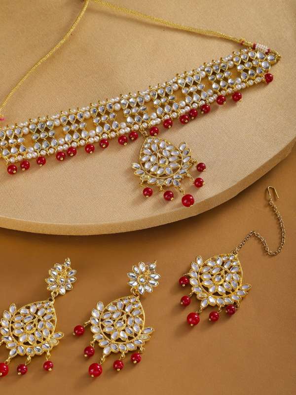 kundan jewellery myntra