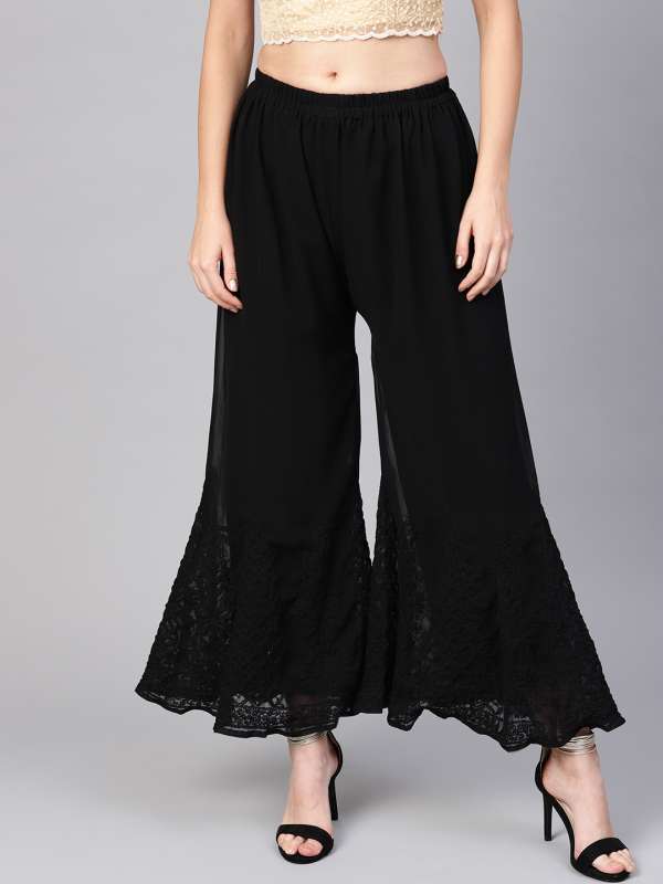 palazzo pants online myntra