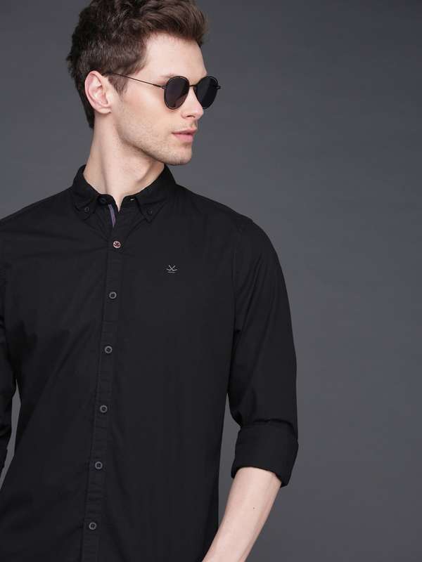 Black shirt on myntra Clearance
