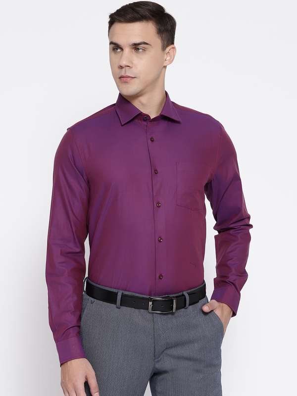 Blackberry party wear shirt Clearance