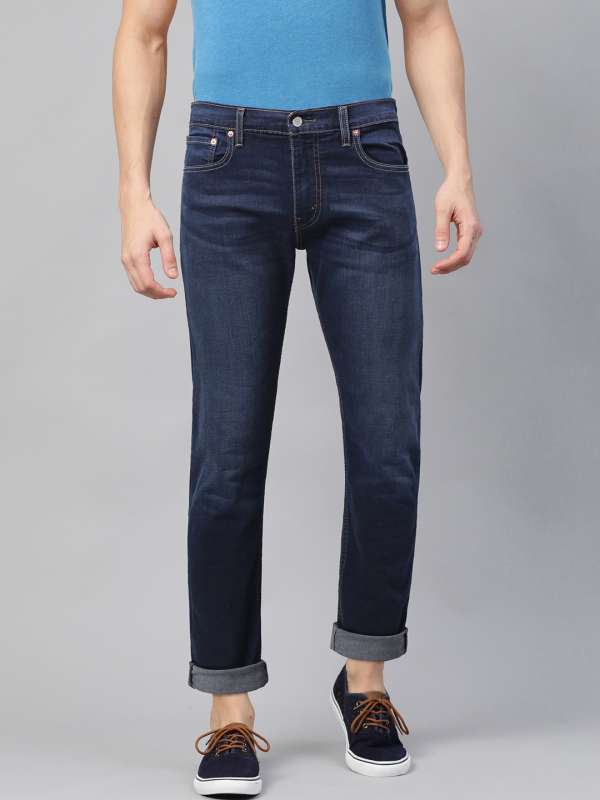 navy blue levi jeans