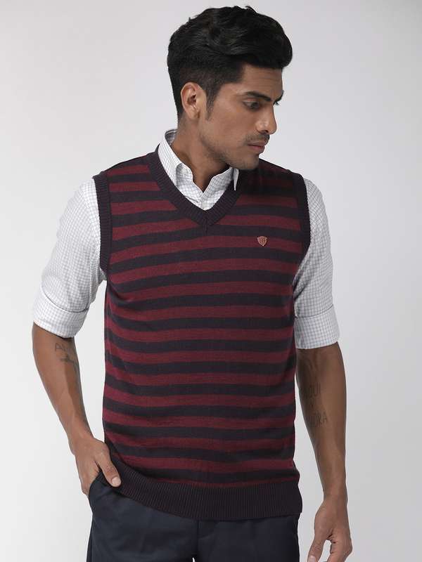 Buy Raymond Sleeveless Sweaters - Myntra