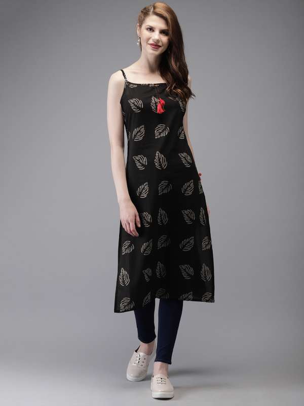 shoulder strap kurtis online