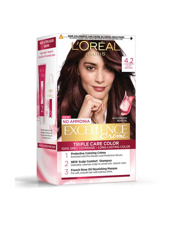 Loreal Excellence Crème 515 Natural Iced Brown Permanent Hair Dye