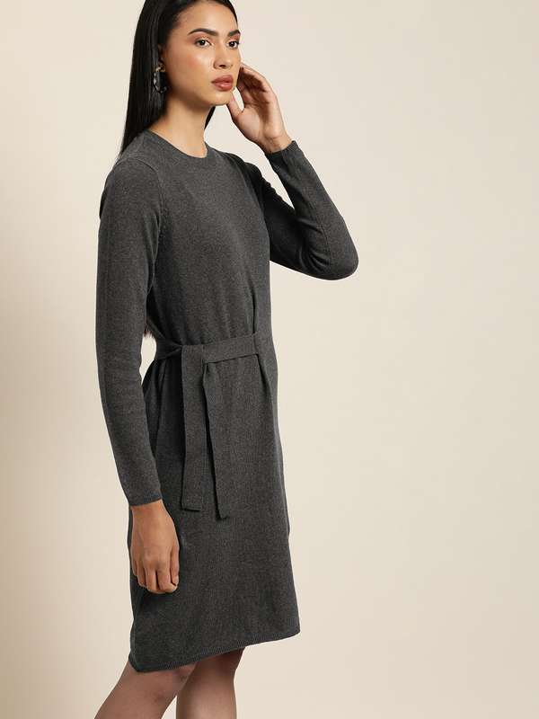 myntra sweater dress