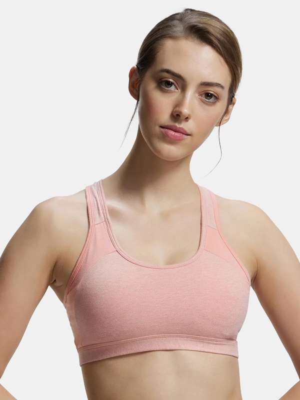 Buy Madam Antibacterial Wireless Non Padded Slip on Sports Bra (pack of 2)  Online at Best Prices in India - JioMart.