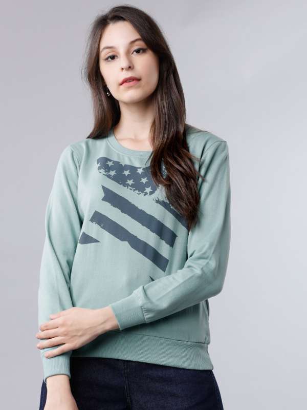 Sweatshirt for womens online myntra hotsell
