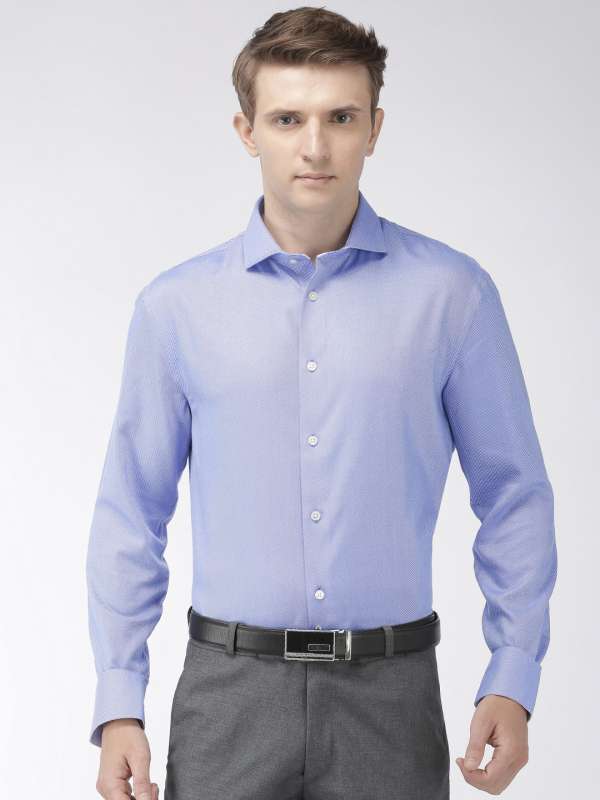 non collared shirt