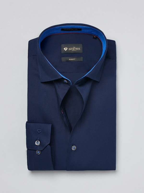 Blue Formal Shirts Invictus Braun - Buy 
