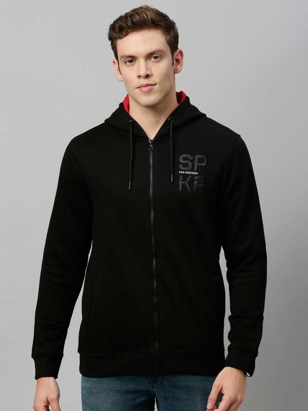 spykar sweatshirt with zipper, Off 61