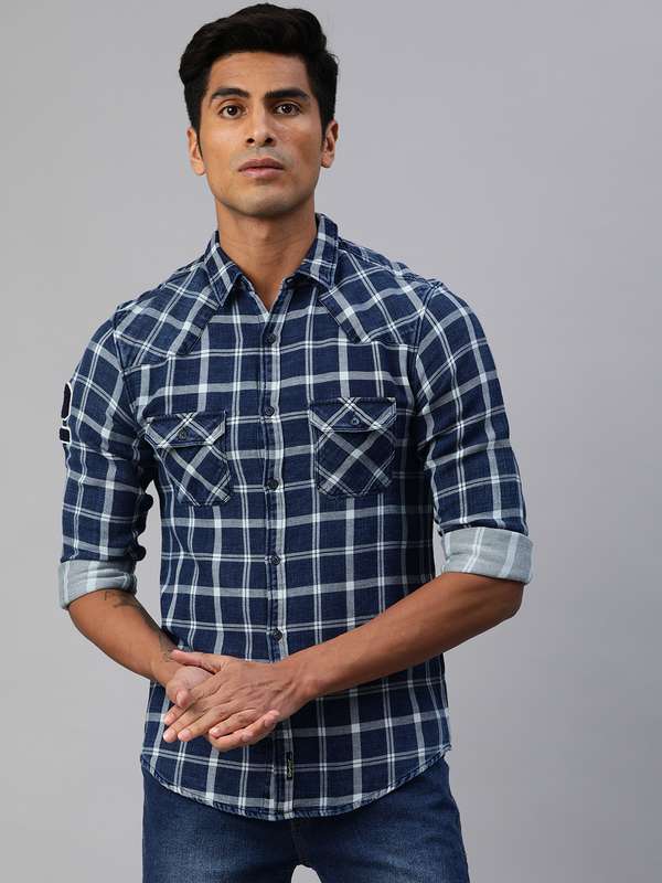Spykar shirts myntra clearance