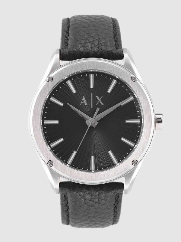 black armani exchange watch