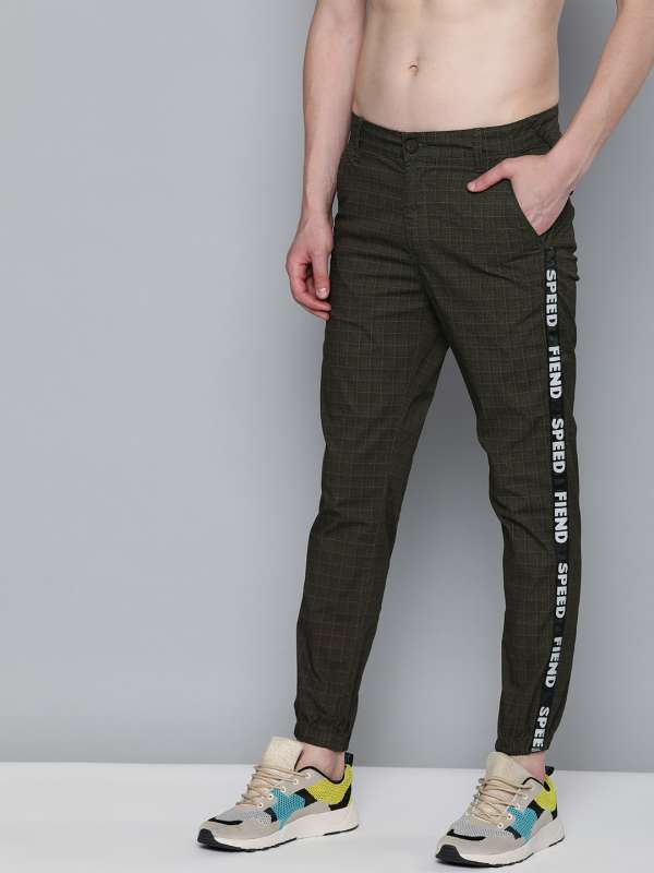 side stripe jeans mens myntra
