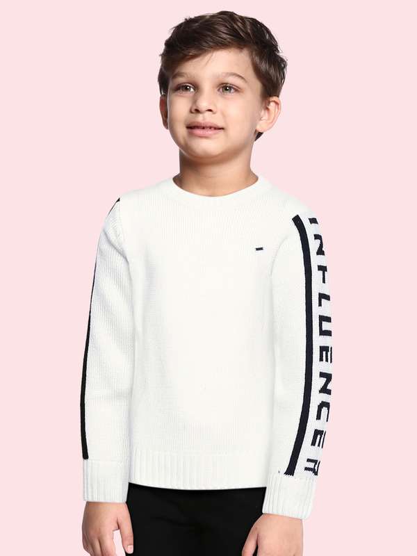 boys off white sweater