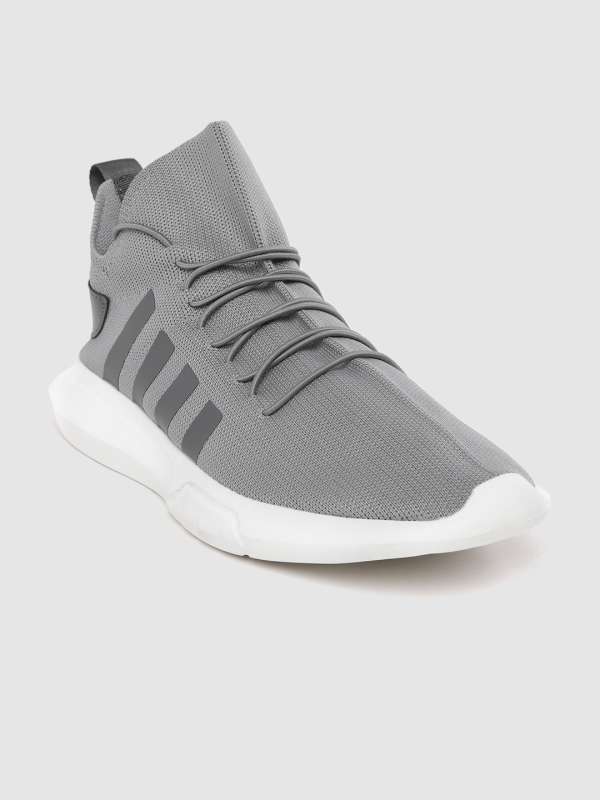 grey colour sports shoes
