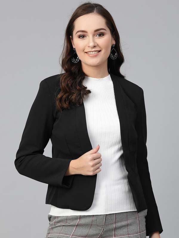 Black blazer for women under 1000 Clearance
