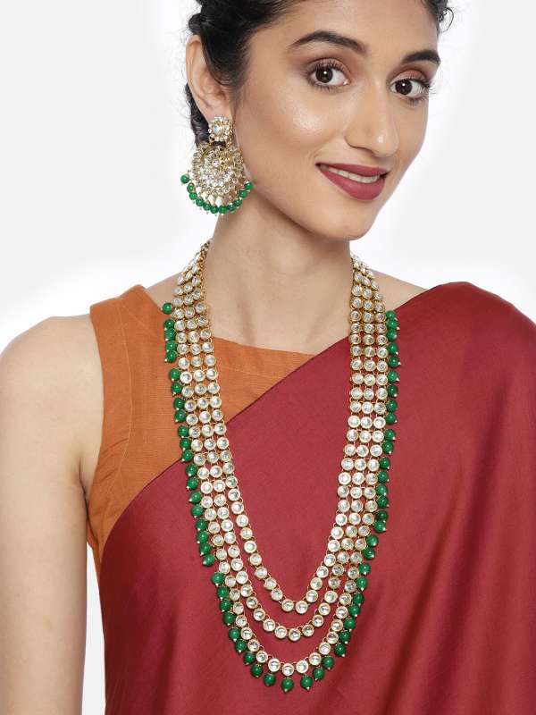 Myntra sales pearl necklace